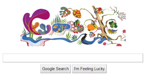 Google Logo: Josef Frank artwork